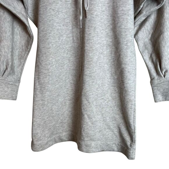 H&M cream fleece hoodie sweater dress. Size xs - Picture 6 of 9